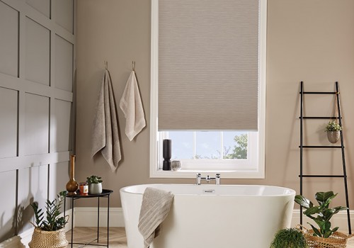 Beige Blackout Pleated Blind