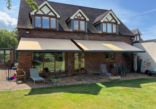 Beige Garden Awnings