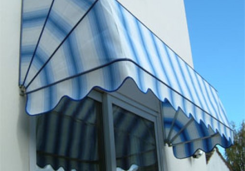 Blue Striped Dutch Canopy