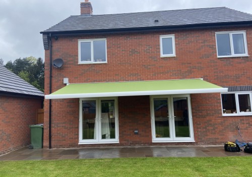 Lime Green Awning