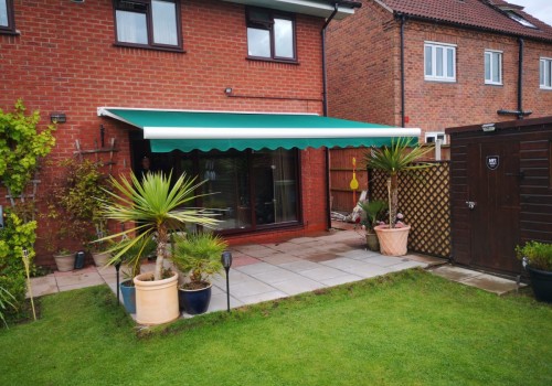 Plain Green Awning