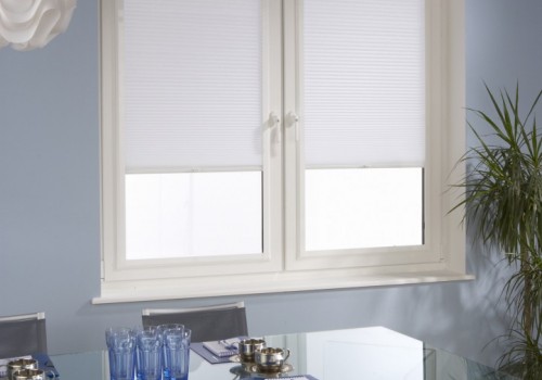 White Perfect Fit Pleated Blinds