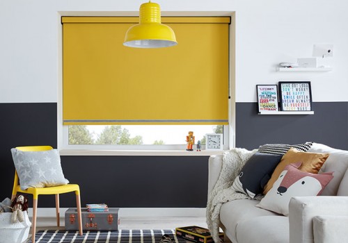 Yellow Roller Blind